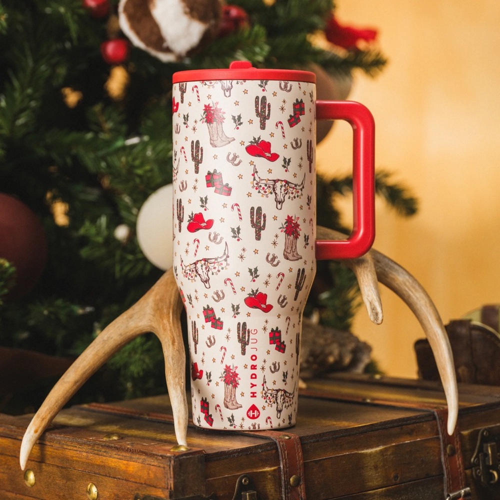 HydroJug Cowboy Christmas 32oz